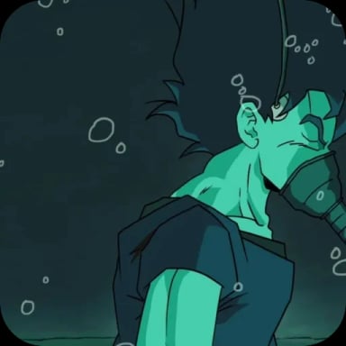 green underwater
